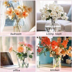 Stem Holder, 4 Pieces DIY Wedding Bouquet Kit Spiral  Stem Holder for Flowers